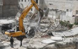 الاحتلال يهدم منزلاً في القدس -أرشيف