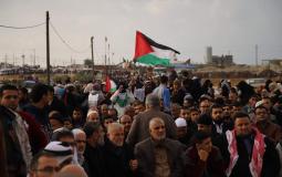 مسيرات العودة على حدود غزة 