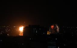 قصف غزة اليوم