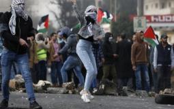مواجهات بين الشُبان الفلسطينيين وجيش الاحتلال الإسرائيلي  - ارشيفية -