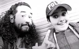 الفنان طارق البخاري وابنه