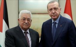 الرئيس التركي رجب طيب أردوغان والرئيس محمود عباس