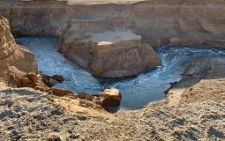 النهر السري في البحر الميت - توضيحية