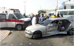 حادث سير في الضفة الغربية -ارشيف-