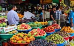 سوق شعبي في قطاع غزة