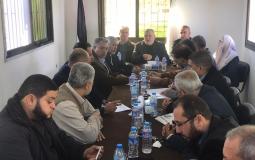 اجتماع الهيئة العليا لمسيرات العودة وكسر الحصار