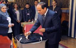 السيسي يدلي بصوته في الاستفتاء على التعديلات الدستورية