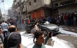 استشهاد فلسطيني باستهداف سيارة شرق غزة