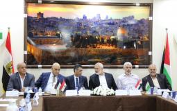 اجتماع الوفد الأمني المصري مع الفصائل في غزة الاربعاء الماضي