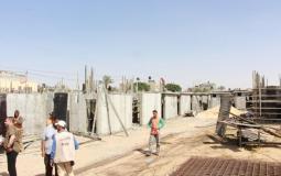الأشغال في غزة تخصص 100 غرفة متنقلة للعزل الصحي