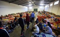 صورة من داخل أحد مراكز احتجاز المهاجرين في ليبيا