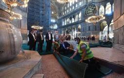 تركيا: استمرار الاستعدادات لإقامة أول صلاة جمعة في مسجد آيا صوفيا