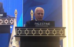  عزام الأحمد خلال القاء كلمة فلسطين امام الاتحاد البرلماني الدولي2.jpg