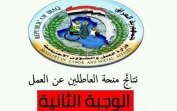 العراق: أسماء المشمولين بمنحة الطوارئ للعاطلين عن العمل الوجبة الثانية