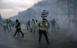 تظاهرات السترات الصفراء في باريس