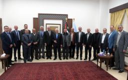 الرئيس محمود عباس يستقبل اتحاد الصناعات الفلسطينية