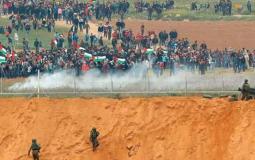 شاهد: لحظة اعتقال الاحتلال ثلاثة شبان شرق غزة خلال فعاليات مسيرة العودة الكبرى