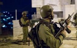 جنود الاحتلال الاسرائيلي في أحد شوارع الضفة