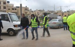 حملة لتعقيم المرافق العامة والشوارع والساحات في طوباس