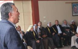 احمد حلس عضو مركزية فتح يستقبل وجهاء ومخاتير غزة 