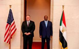 وزير الخارجية السوداني وبومبيو - أرشيف