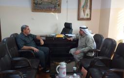 النائب الشرافي يلتقي برئيس بلدية جباليا النزلة