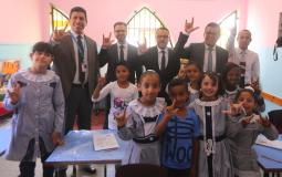  افتتاح مشروع إعادة تجهيز وتهيئة الغرف الصفية لمدرسة بيسان
