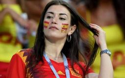 مشجعة اسبانية في مدرجات ملاعب روسيا