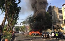 انفجار كنيسة في اندونيسيا