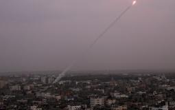 إطلاق صاروخ من غزة - ارشيفية