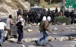مواجهة بين شبان وقوات الاحتلال الاسرائيلي - ارشيفية