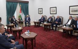 الرئيس عباس يجتمع مع وفد المخابرات المصرية في رام الله - أرشيفية