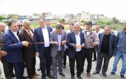 افتتاح شارع النبي الياس جيوس شرقي قلقيلية