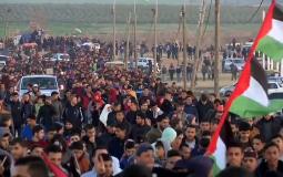 مسيرات العودة شرق غزة - ارشيفية