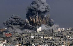 القصف على غزة - ارشيف