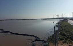  الاحتلال يغرق 1000 دونم زراعي بمياه الأمطار شرق غزة