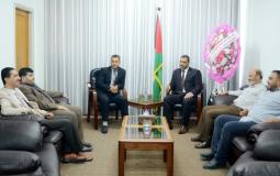 وكيل وزارة الاقتصاد بغزة يستقبل النائب العام ضياء المدهون