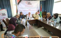 غزة: مركز الإعلام المجتمعي ينفذ جلسة حوار حول مريضات السرطان