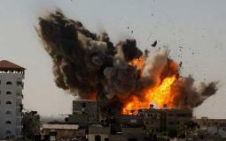 قصف إسرائيلي على غزة الآن