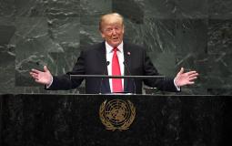 الرئيس الأميركي دونالد ترامب أمام الجمعية العامة للأمم المتحدة