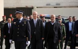 رئيس الوزراء رامي الحمدالله يزور وزارة الداخلية في غزة