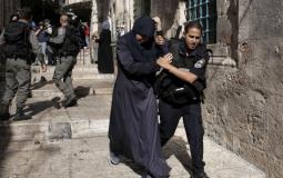 شرطة الاحتلال الإسرائيلي تعتقل سيدة في القدس - توضيحية