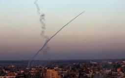 إطلاق صاروخ من غزة - ارشيفية