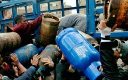 محطة توزيع غاز طهي في غزة