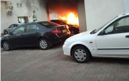 حريق في منى سكني بمدينة نهاريا
