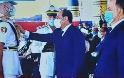 الرئيس المصري عبد الفتاح السيسي يُكرم الطالب الفلسطيني إياد خالد محمود مسيمي