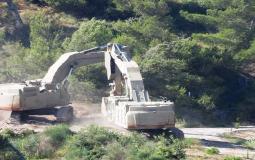 حفريات الجيش الاسرائيلي على الحدود اللبنانية