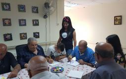 صندوق الصداقة ينظم ورشة فنون للمسنين بمناسبة الشهر الفضيل في مدينة طمرة 