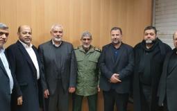وفد حماس برئاسة اسماعيل هنية يلتقي قائد قوة القدس الجديد العميد اسماعيل قاآني في طهران -الميادين