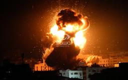 القصف الإسرائيلي على قطاع غزة الان